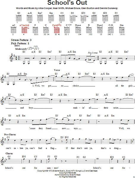 open zoom image for School's Out - Easy Guitar, New, Main