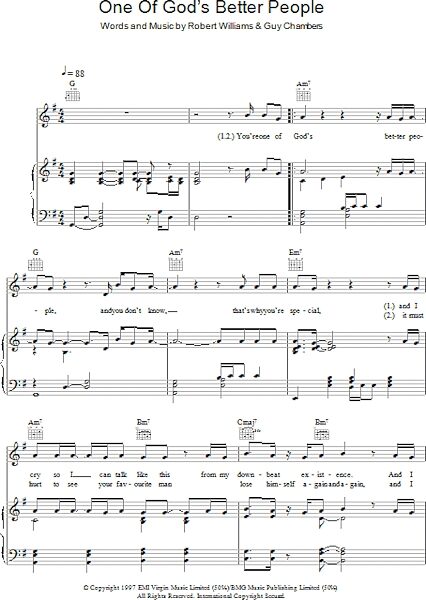 open zoom image for One Of God's Better People - Piano/Vocal/Guitar, New, Main