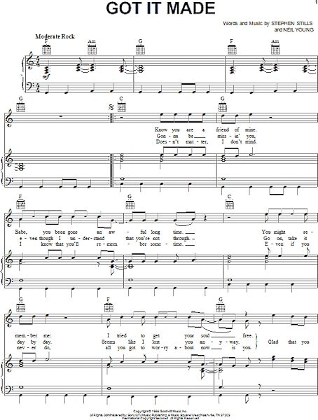 open zoom image for Got It Made - Piano/Vocal/Guitar, New, Main