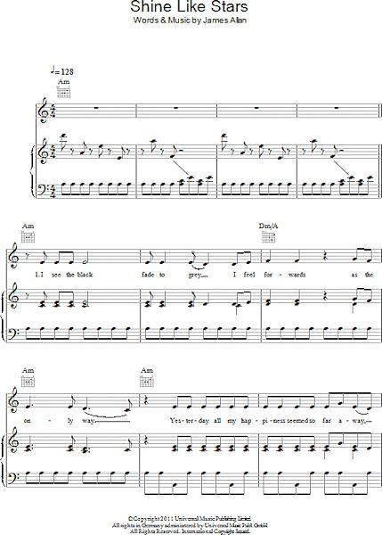 open zoom image for Shine Like Stars - Piano/Vocal/Guitar, New, Main