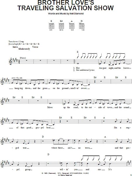 open zoom image for Brother Love's Traveling Salvation Show - Easy Guitar, New, Main