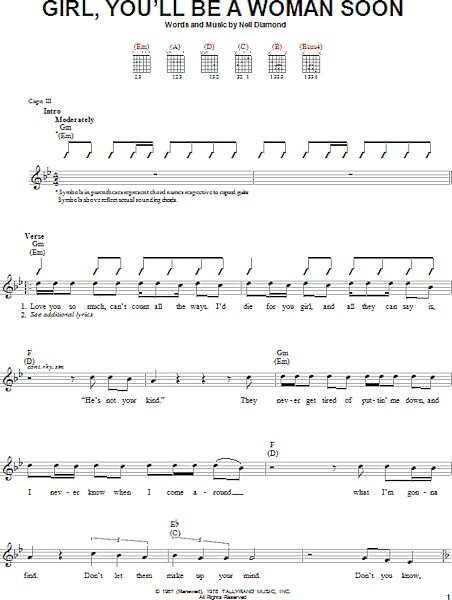 open zoom image for Girl, You'll Be A Woman Soon - Easy Guitar, New, Main