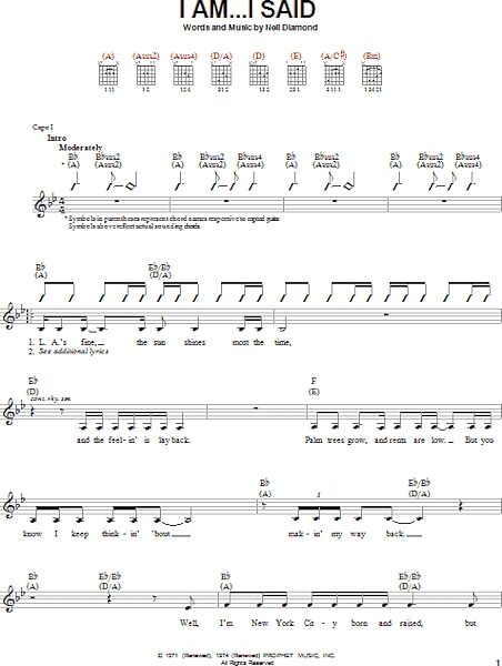 open zoom image for I Am...I Said - Easy Guitar, New, Main