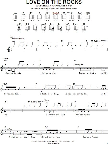 open zoom image for Love On The Rocks - Easy Guitar, New, Main