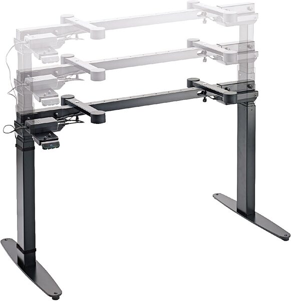 open zoom image for K&M 18800 Omega-E Powered Adjustable Keyboard Stand, Action Position Back