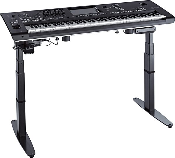open zoom image for K&M 18800 Omega-E Powered Adjustable Keyboard Stand, Action Position Back