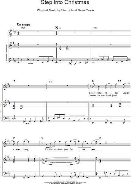 open zoom image for Step Into Christmas - Piano Vocal, New, Main