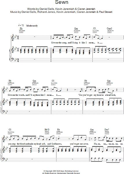 open zoom image for Sewn - Piano/Vocal/Guitar, New, Main