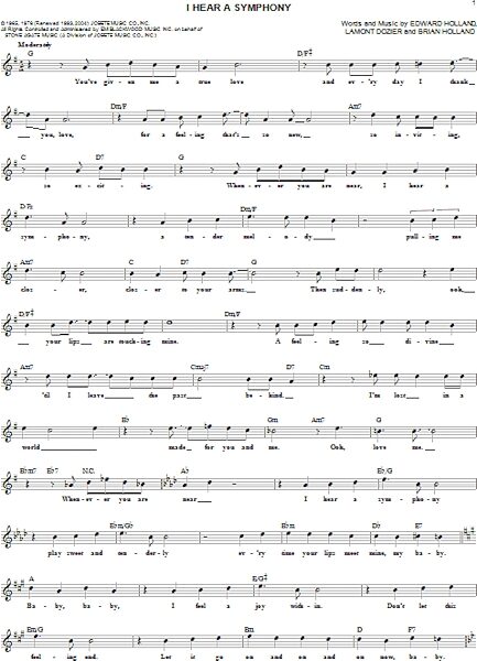 open zoom image for I Hear A Symphony - Fake Book, New, Main