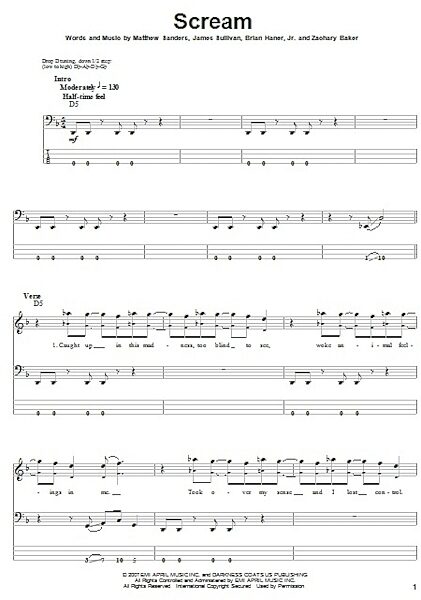 open zoom image for Scream - Bass Tab, New, Main