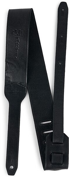 open zoom image for Martin Luxe Leather Guitar Strap, Black, Main