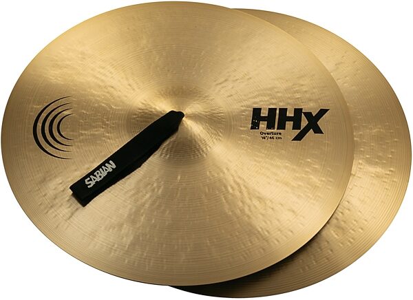 open zoom image for Sabian HHX Overture Cymbals, Pair, Natural Finish, 18 inch, Action Position Back