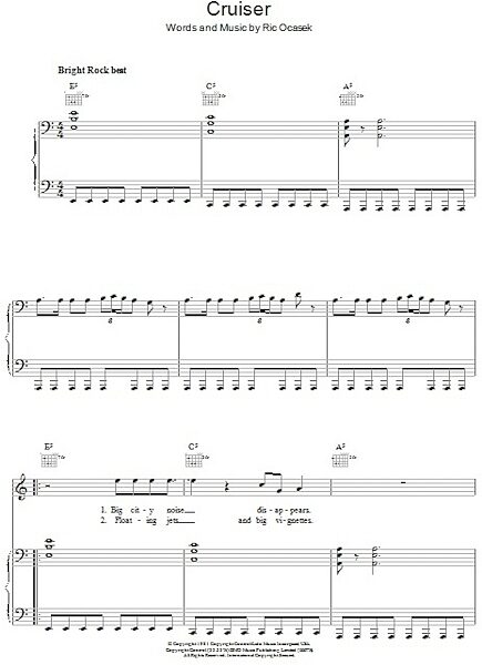 open zoom image for Cruiser - Piano/Vocal/Guitar, New, Main