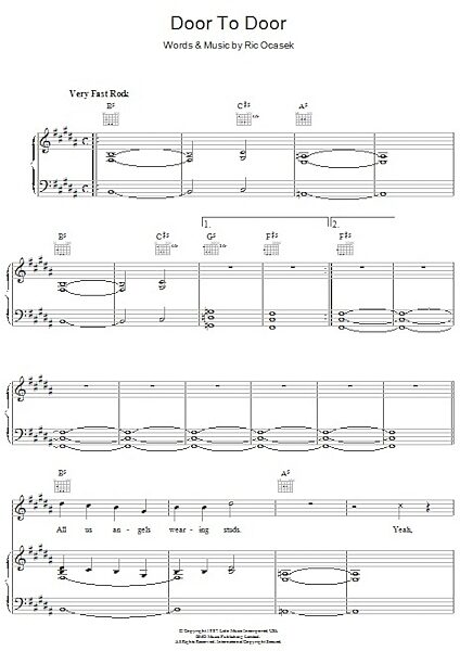 open zoom image for Door To Door - Piano/Vocal/Guitar, New, Main