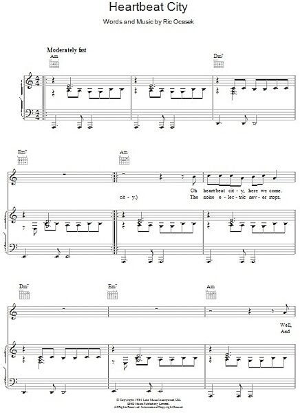 open zoom image for Heartbeat City - Piano/Vocal/Guitar, New, Main