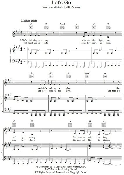open zoom image for Let's Go - Piano/Vocal/Guitar, New, Main
