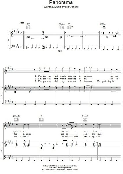 open zoom image for Panorama - Piano/Vocal/Guitar, New, Main