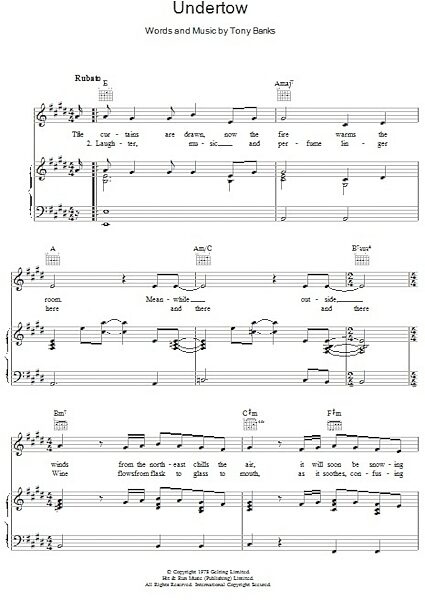 open zoom image for Undertow - Piano/Vocal/Guitar, New, Main