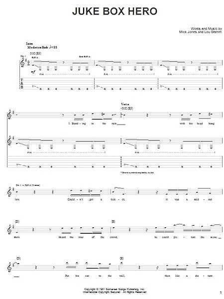 open zoom image for Juke Box Hero - Easy Guitar, New, Main