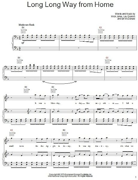 open zoom image for Long Long Way From Home - Piano/Vocal/Guitar, New, Main