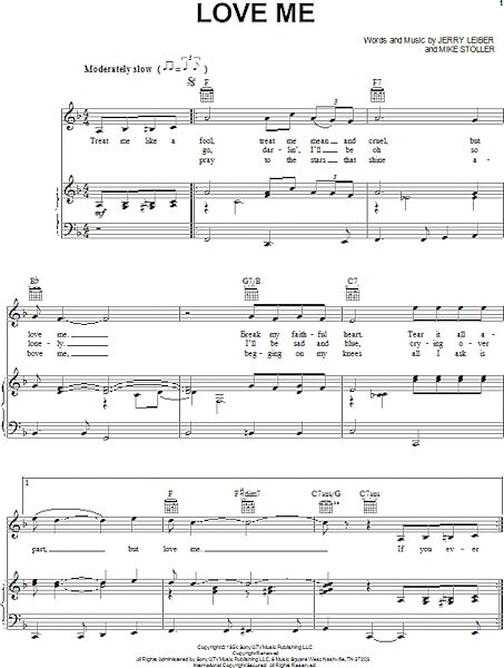 open zoom image for Love Me - Piano/Vocal/Guitar, New, Main