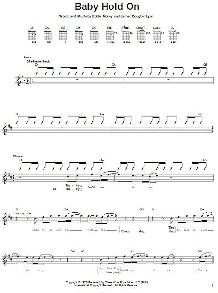 open zoom image for Baby Hold On - Easy Guitar, New, Main