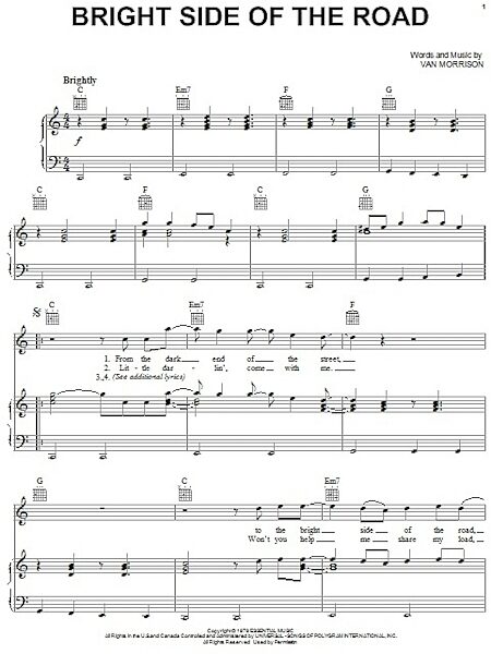 open zoom image for Bright Side Of The Road - Piano/Vocal/Guitar, New, Main