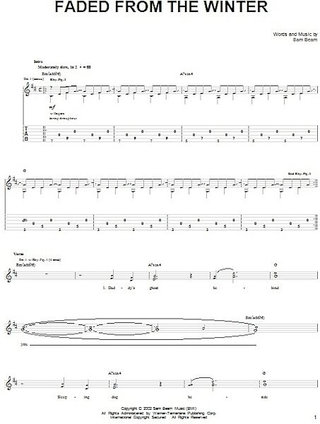 open zoom image for Faded From The Winter - Easy Guitar, New, Main