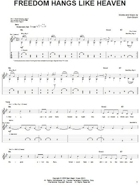 open zoom image for Freedom Hangs Like Heaven - Easy Guitar, New, Main