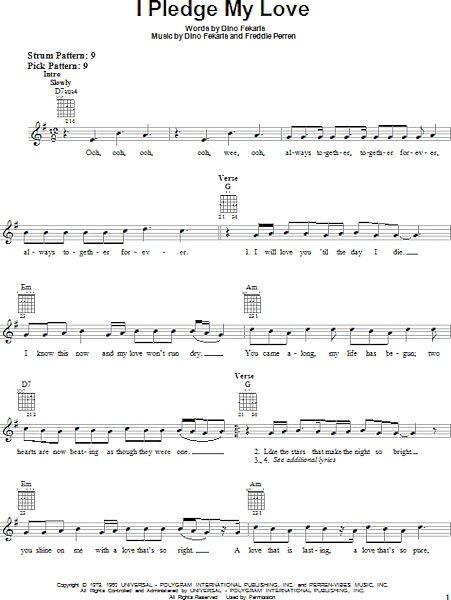 open zoom image for I Pledge My Love - Easy Guitar, New, Main