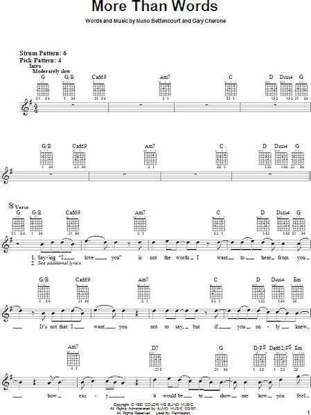 open zoom image for More Than Words - Easy Guitar, New, Main