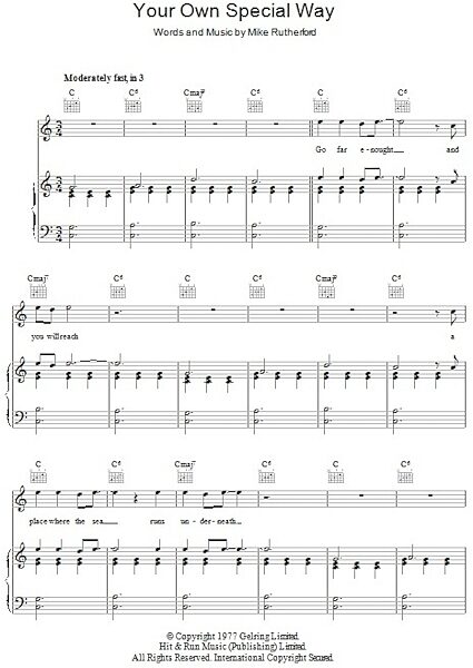 open zoom image for Your Own Special Way - Piano/Vocal/Guitar, New, Main