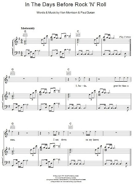 open zoom image for In The Days Before Rock 'N' Roll - Piano/Vocal/Guitar, New, Main