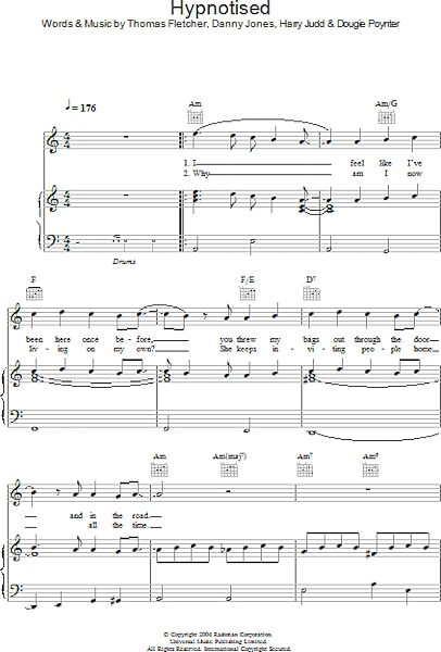 open zoom image for Hypnotised - Piano/Vocal/Guitar, New, Main
