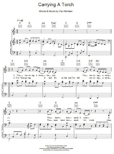 open zoom image for Carrying A Torch - Piano/Vocal/Guitar, New, Main
