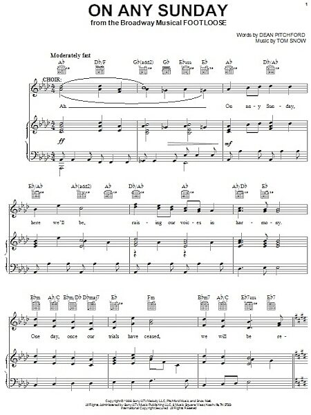 open zoom image for On Any Sunday - Piano/Vocal/Guitar, New, Main