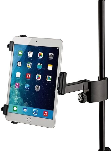 open zoom image for K&M 19796 Clamp-On Mini Universal Tablet Holder, New, View2