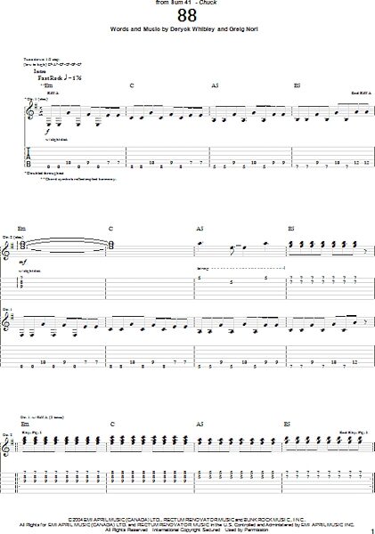open zoom image for 88 - Guitar TAB, New, Main