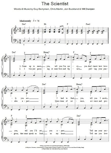 open zoom image for The Scientist - Easy Piano, New, Main