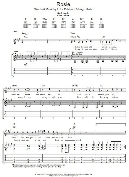 open zoom image for Rosie - Guitar TAB, New, Main