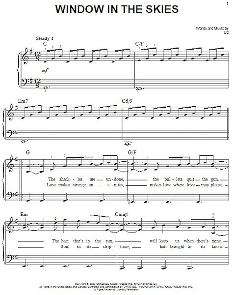 open zoom image for Window In The Skies - Easy Piano, New, Main