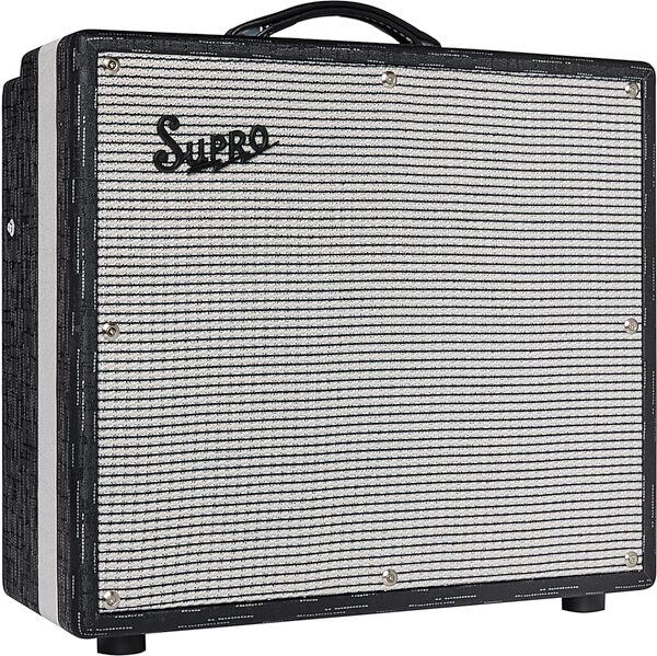 open zoom image for Supro 1991TB Tyler Bryant Black Magick Reverb TB Guitar Combo Amplifier (1x12", 35 Watts), New, Action Position Back