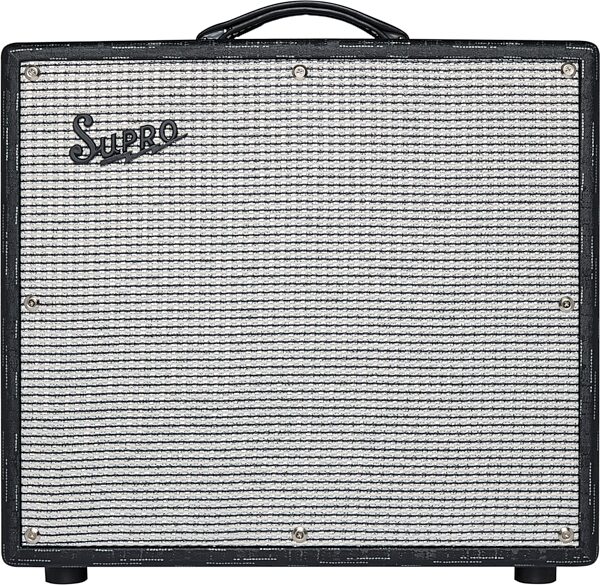 open zoom image for Supro 1991TB Tyler Bryant Black Magick Reverb TB Guitar Combo Amplifier (1x12", 35 Watts), New, Action Position Back
