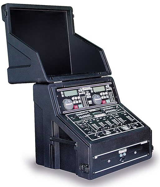 open zoom image for SKB 19352DJ DJ Command Module Rack, Cover Open