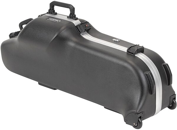 open zoom image for SKB Contoured Pro Baritone Sax Case with Wheels, 1SKB-455W, Main