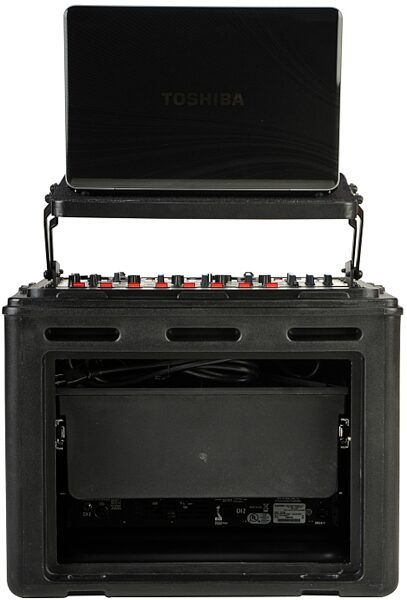 open zoom image for SKB R106 Audio and DJ Rack Case, 10x6 Space, 1SKB-R106, Back - Open