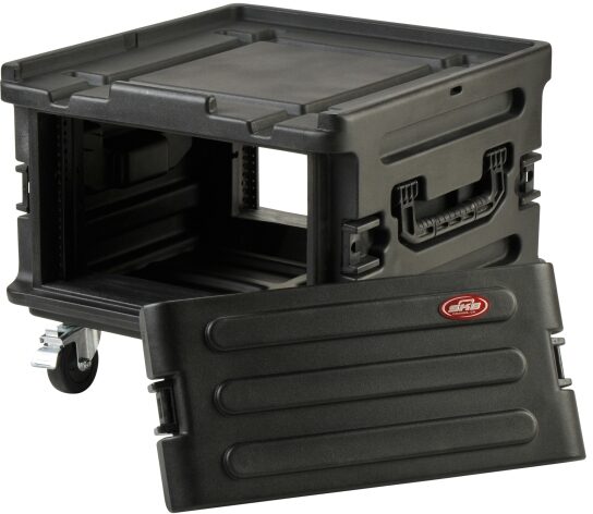 open zoom image for SKB Roto Molded Rack Expansion Case with Wheels, 1SKB-R1906, Open