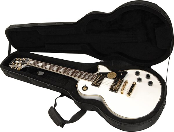 open zoom image for SKB SC56 LP-Style Guitar Soft Case, New, Action Position Back