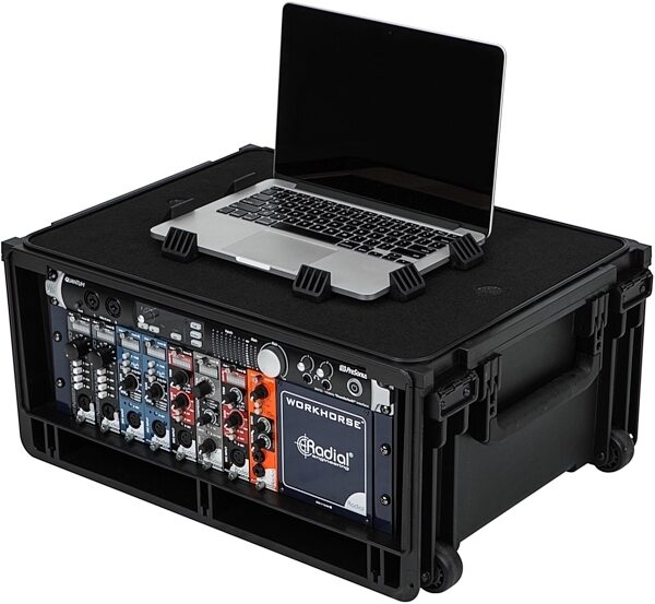 open zoom image for SKB 1SKB-iSF4U Molded 4U Studio Flyer Rack Case, New, View