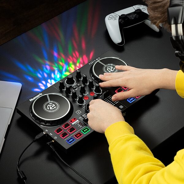 open zoom image for Numark Party Mix II DJ Controller with Light Show, New, In Use